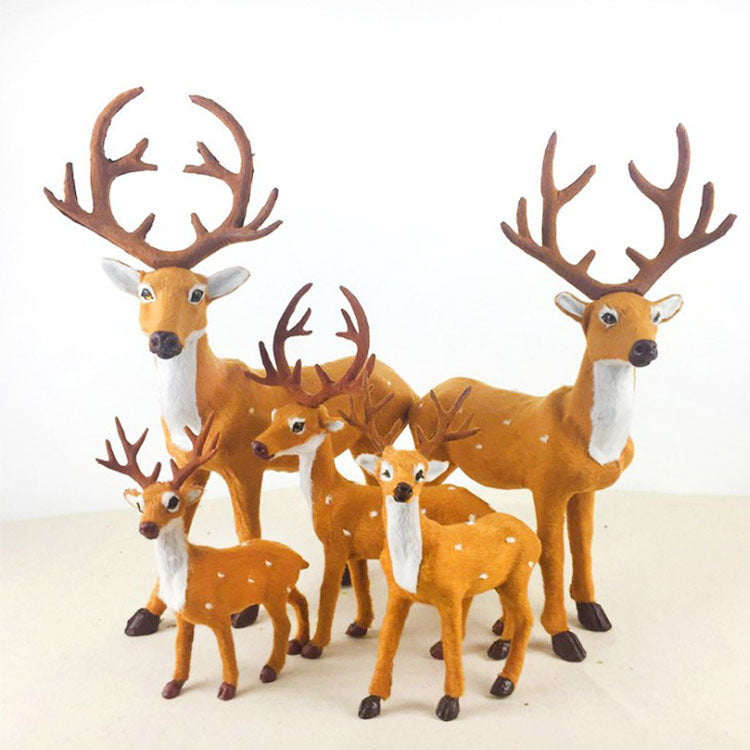 Christmas deer simulation elk Christmas window layout props desktop ornaments deer Christmas decorations Christmas deer simulation elk Christmas window layout props desktop ornaments deer Christmas decorations